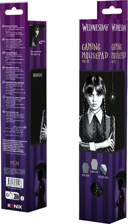 Image du produit Konix Wednesday M Tapis de souris Spider 32 x 27 cm (M)