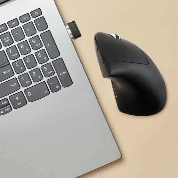 Actual product image Eaxus Ergonomic vertical mouse, wireless (Wireless)