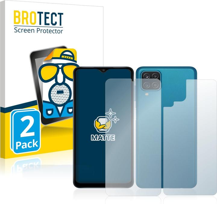 Produktbild BROTECT Entspiegelungsfolie Displayschutz Displayschutzfolie Folie Matt (2 Stück, Samsung Galaxy A12)
