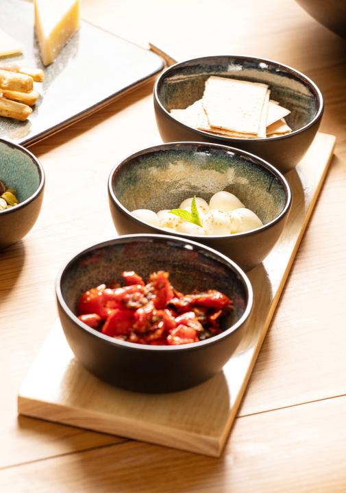 Immagine prodotto Ladelle Set di ciotole e vassoi Fusion blu-verde da 4 pezzi