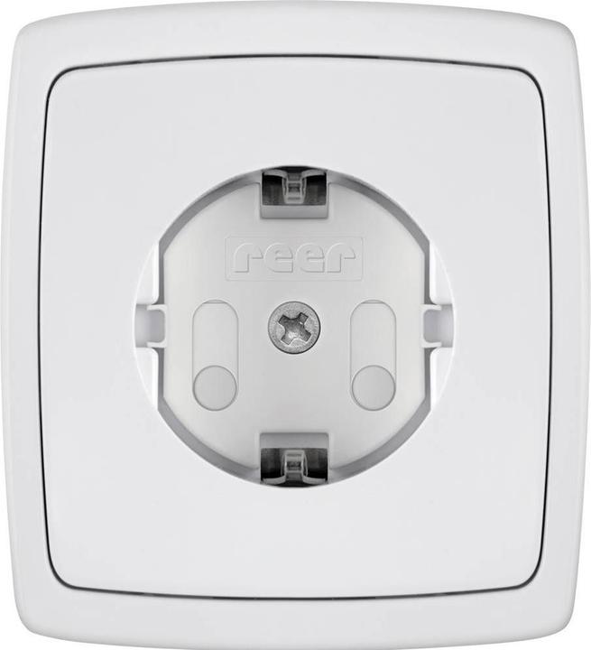Actual product image Reer Socket protector, screwable, white, 20 pieces