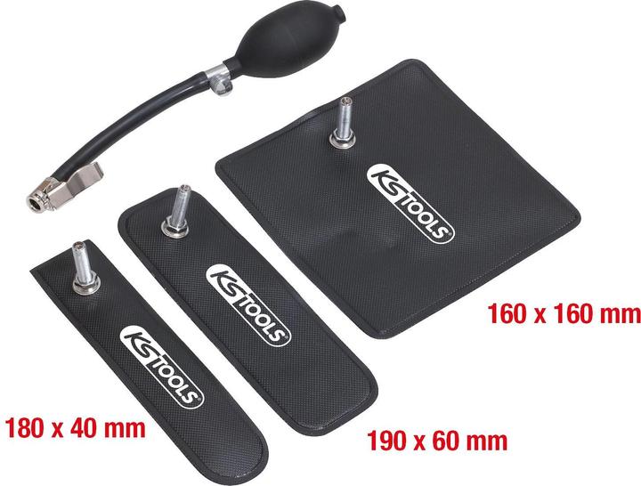 Actual product image KS Tools Panel bag set with hand pump, 4 pcs