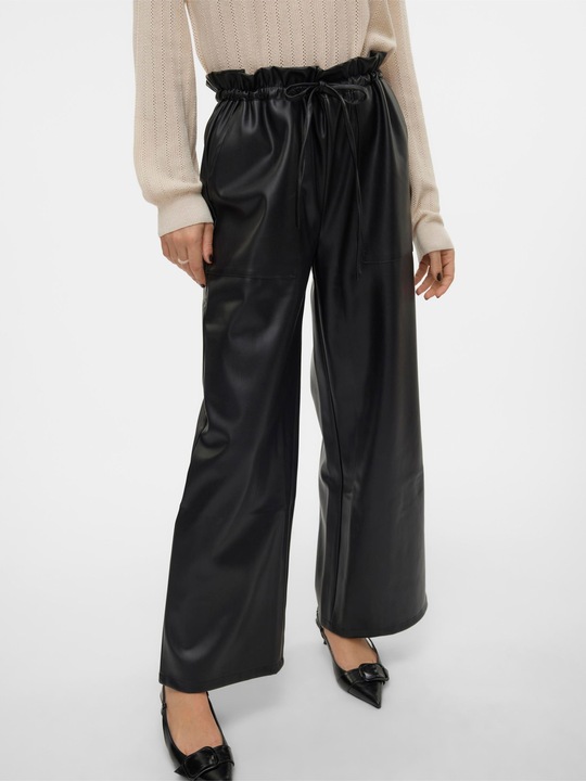 Produktbild Vero Moda VMPAULINA Hohe Taille Hose Hose in Lederoptik (M)