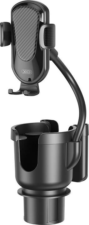 xO autohouder C140 zwart naar de bekerhouder