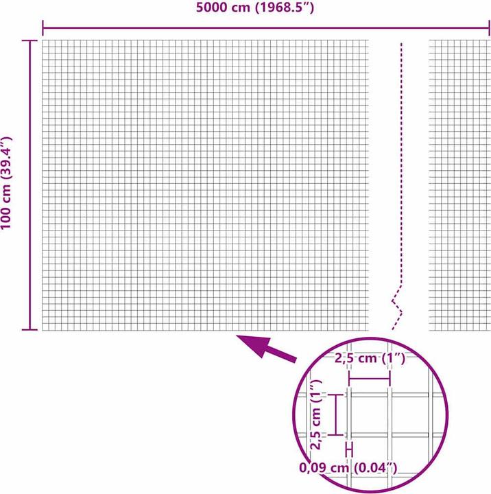 Produktbild vidaXL Gartenzaun