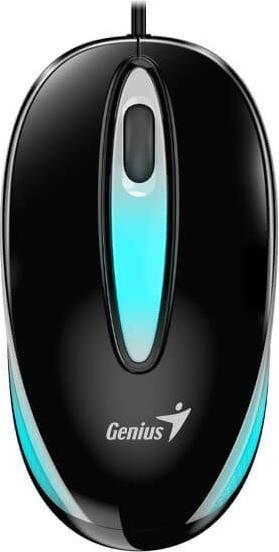 Actual product image Genius DX-Mini Optical wired mouse with RGB backlight black / 1000 dpi / USB (Cable)