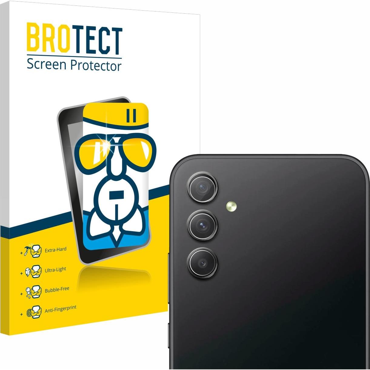 BROTECT AirGlass Panzerglasfolie (1 Stück, Samsung Galaxy A34 5G), Smartphone Schutzfolie, Transparent