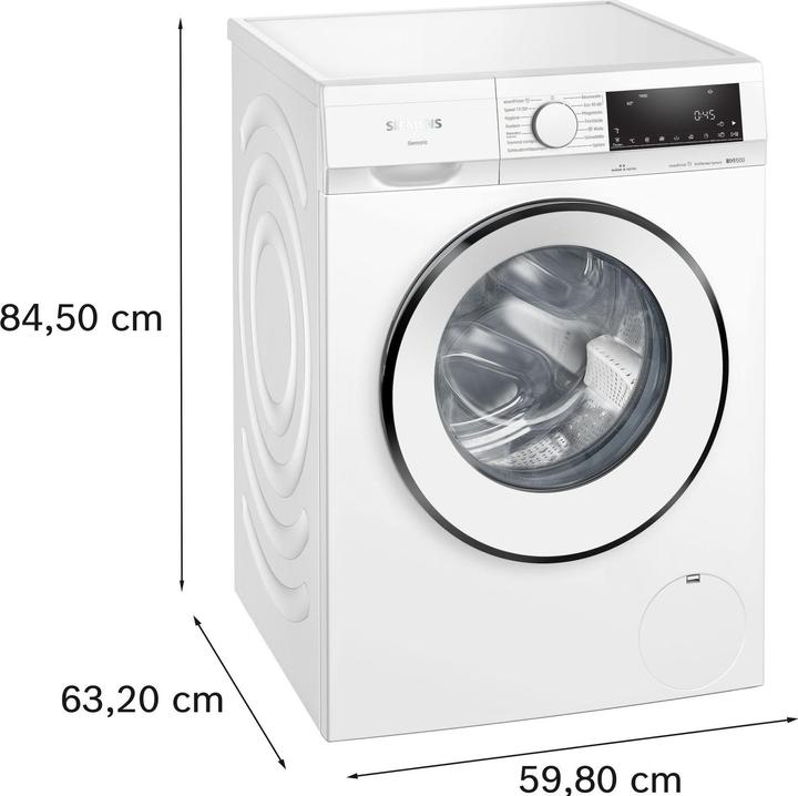Actual product image Siemens iQ500 WG44G1ZACH (9 kg, Left, EU plug)
