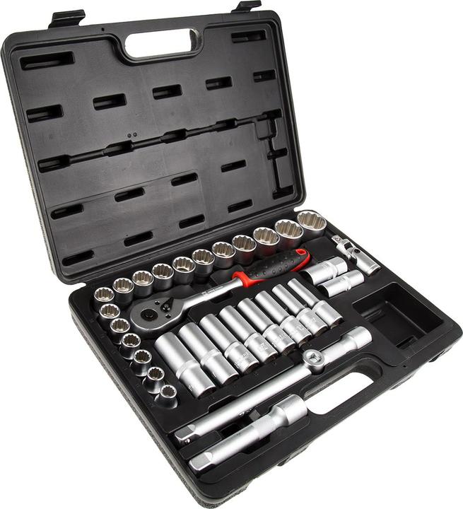 Actual product image RS PRO 32 piece 1/2in sq drive socket set