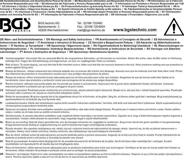 Produktbild BGS Kombi-Bit-Satz 40-tlg. (Innensechskant)