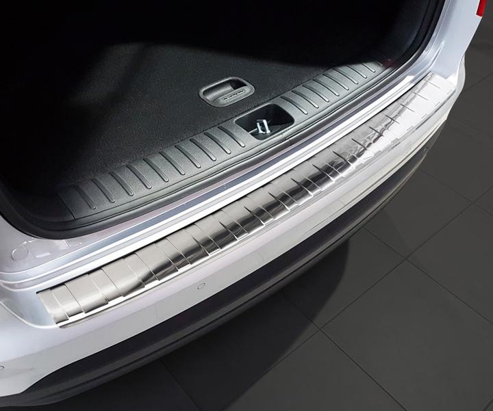 Image du produit Avisa Protection du seuil de chargement en acier inoxydable pour Hyundai Tucson de 7/2018 à 2020 (Arrière)