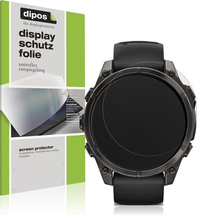 Actual product image Dipos Screen Protector Anti-Glare for Garmin Tactix 8 47mm AMOLED