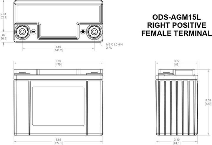 Immagine prodotto EnerSys PC545 Batteria per moto Odyssey (DIN 81500) (12 V, 13 Ah, 150 A)