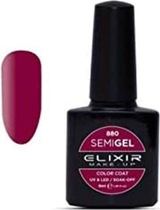 Produktbild Elixir Lakier hybrydowy do paznokci 880 DARK RASPBERRY 8ml (Dark Raspberry)