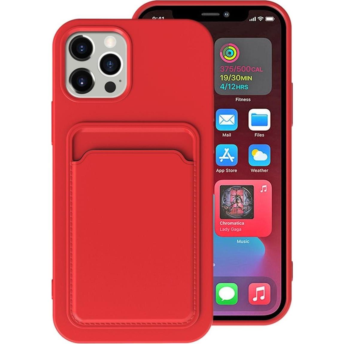Thumbnail - König Design Hülle Handy Schutz für Apple iPhone 13 Serie Case Cover Bumper Kartenfach Etuis (Apple iPhone 13 Pro), Smar...