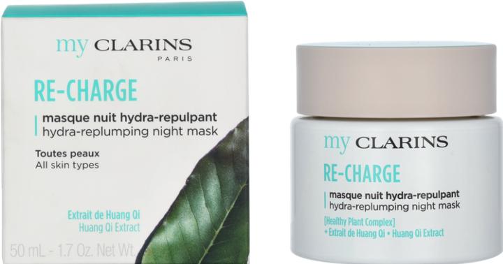 Actual product image Clarins Re-Charge Hydra-Replumping Night Mask (50 ml)