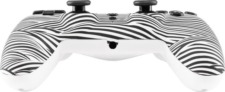 Actual product image Qubick Wired Controller Black White (PS4) (PC, PS4)