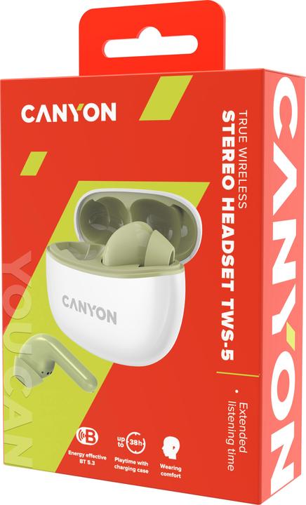 Actual product image Canyon TWS-5 (No noise cancellation, 7.50 h, Wireless)