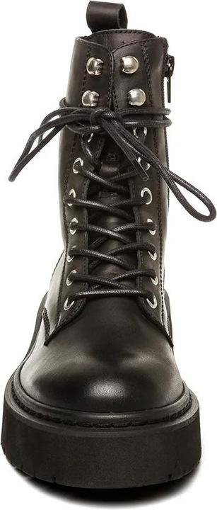 Actual product image Steve Madden black gusto biker boots (38)
