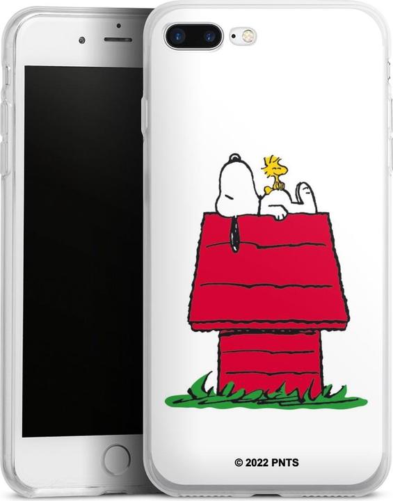 Produktbild DeinDesign Silikon Hülle für Apple iPhone 7 Plus Handyhülle Case Smartphone Schutzhülle Peanuts Snoopy (Apple iPhone 7 Plus)