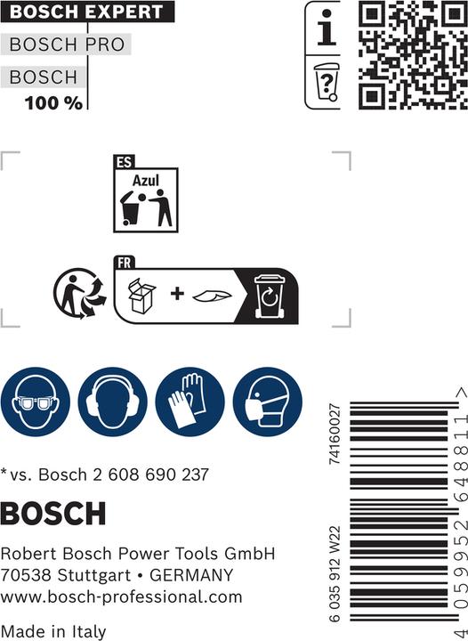 Actual product image Bosch Professional Zubehör EXPERT SDS max-8C Flachmeissel, 25x400 mm, 10-tlg. (25 mm)