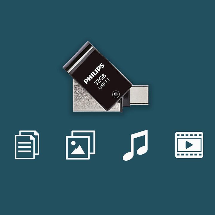 Immagine prodotto Philips FM32DC152B (32 GB, USB-C)