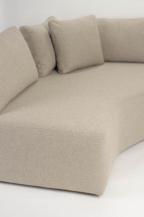 Produktbild Zuiver Prosper Sofa Left Cappuccino (Ecksofa)