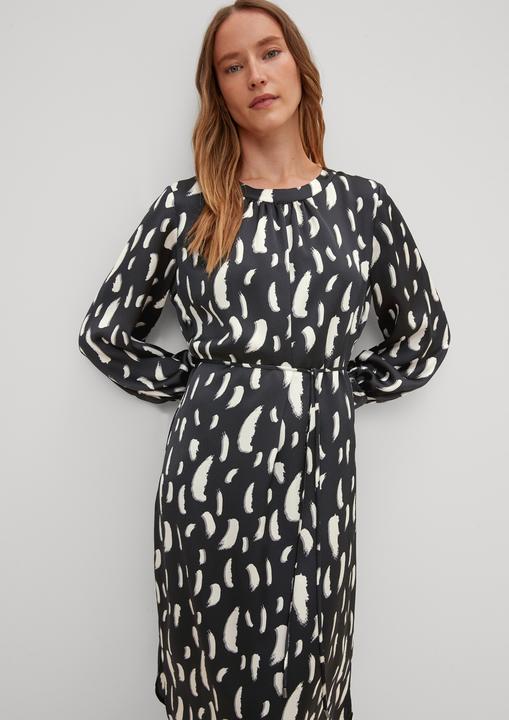 Actual product image Comma Kleid Kleid mit Bindegürtel (38)