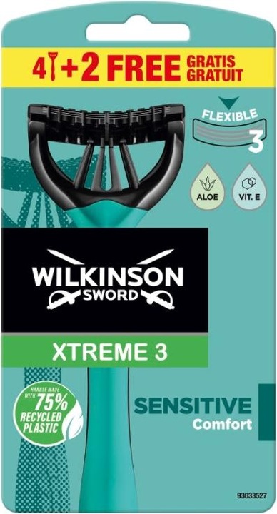 Wilkinson Xtreme III Disposable razor Sensitive 4 + 2 pieces