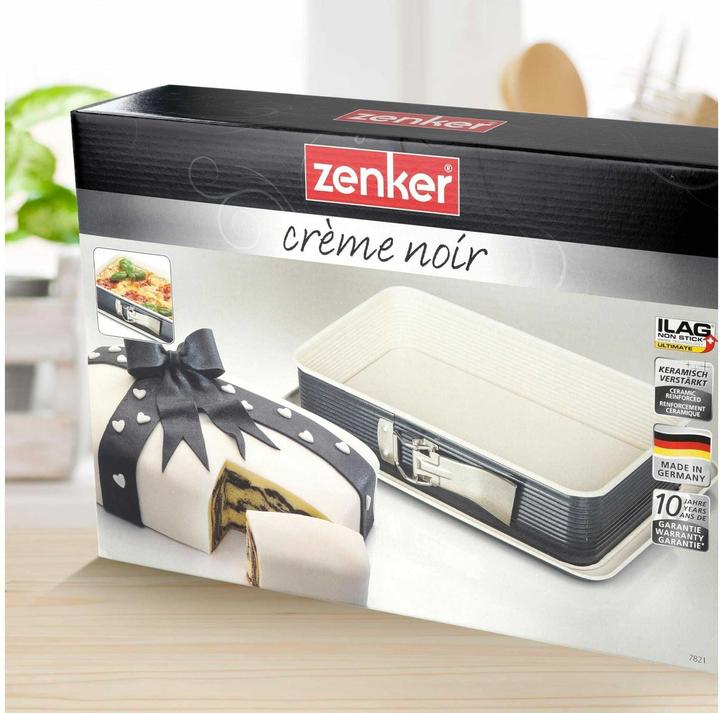 Produktbild Zenker Springform 32.5 x 23 cm, Schwarz/Creme (18 cm)