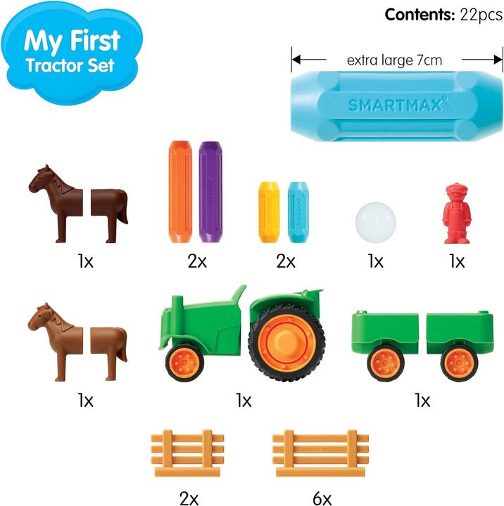 Image du produit Smartmax Jeu de tracteurs
