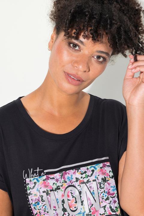 Immagine prodotto Miamoda T-Shirt, oversized, farbiger Print, Rundhals (44)