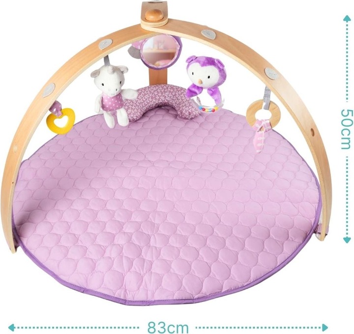 Immagine prodotto Hermex Baby-Spielmatte Spieldecke Krabbeldecke mit Spielbogen Activity Decke