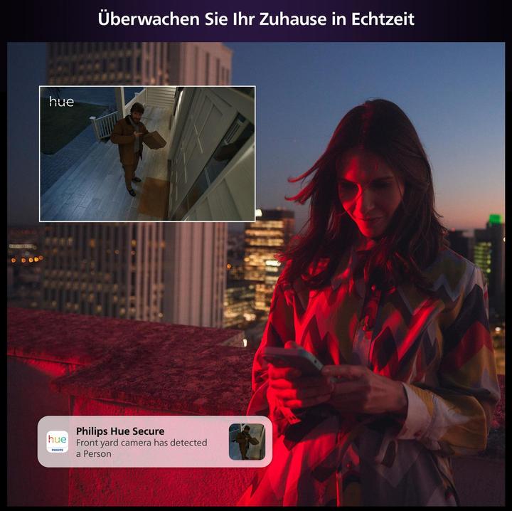 Actual product image Philips Hue Secure Wired Camera (1920 x 1080 Pixels)