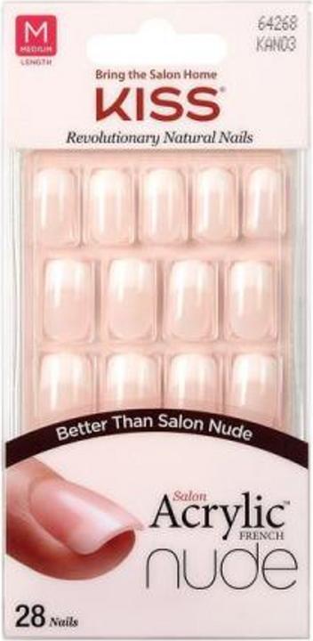 Actual product image KISS Salon Acrylic Nude (Artificial nails, Nude)