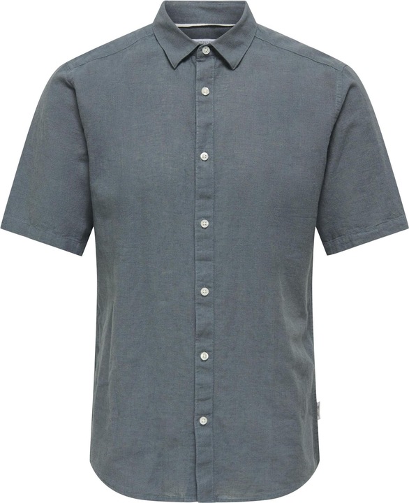 Only & Sons Onscaiden Life Ss Solid Linen Shirt Noos