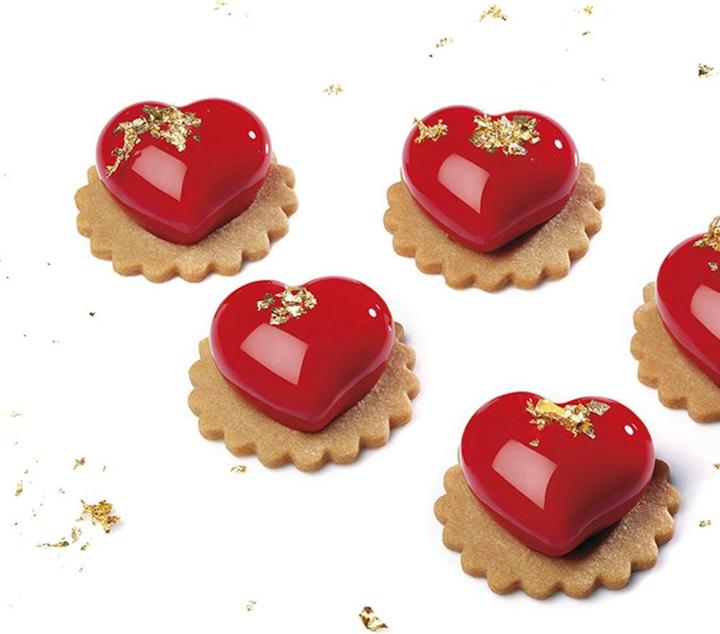 Pavoni Stampo in silicone cuori mini