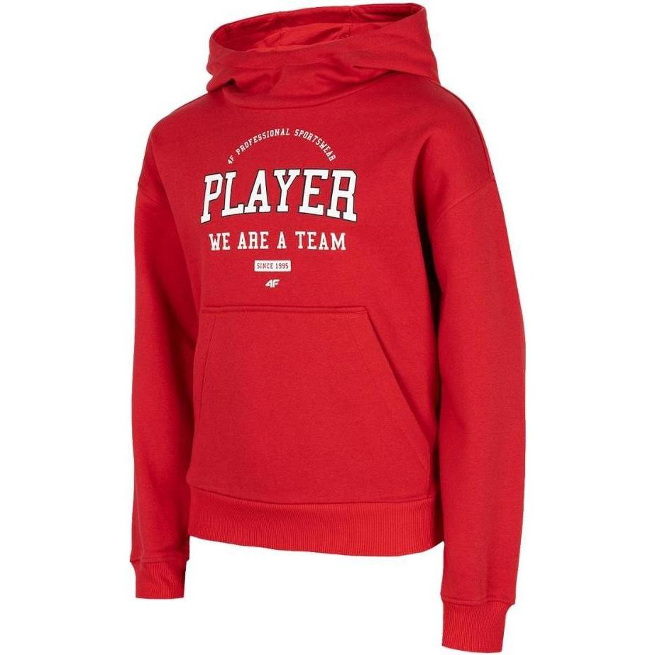 4F, Jungen, Pullover, Jungenbluse rot HJZ22 JBLM006 (134 cm), Rot, (62)