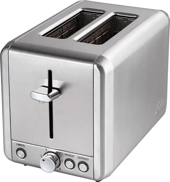 Productafbeelding Solis Stalen broodrooster (type 8002) Broodrooster met 2 sleuven