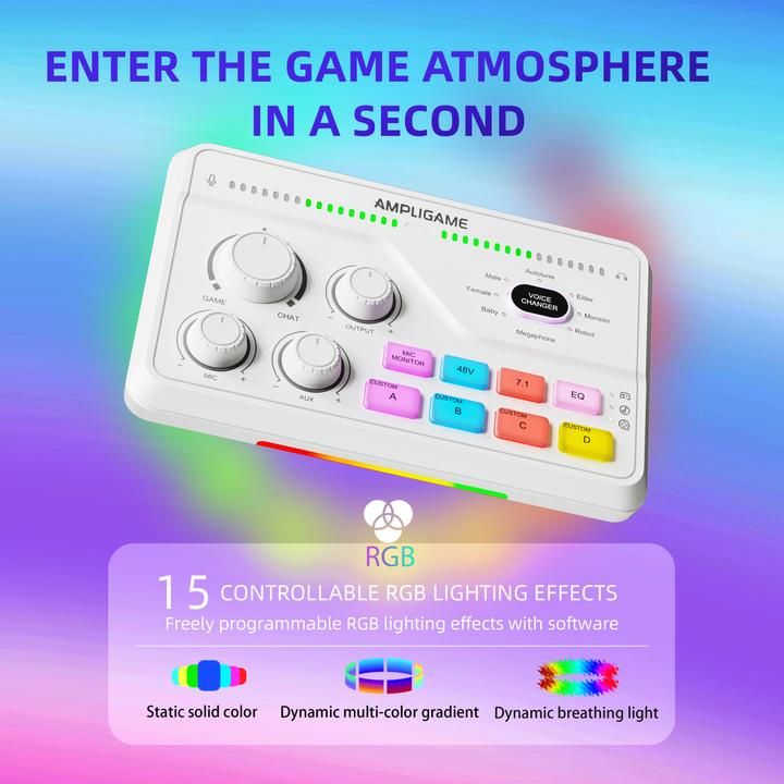 Immagine prodotto Fifine SC8W Mixer white