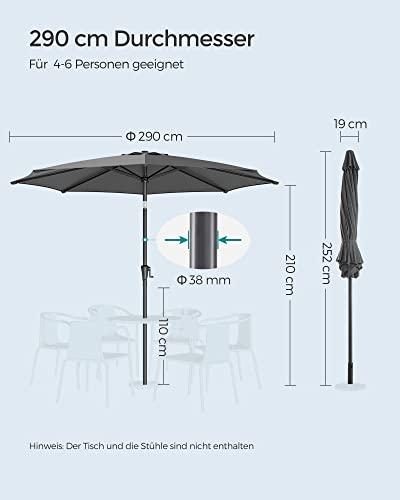 Produktbild Songmics Sonnenschirm (3 m)
