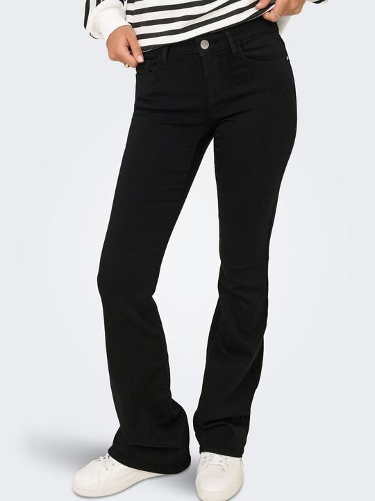 Image du produit Only Coupe rétro, taille basse évasée Jeans flare (L)