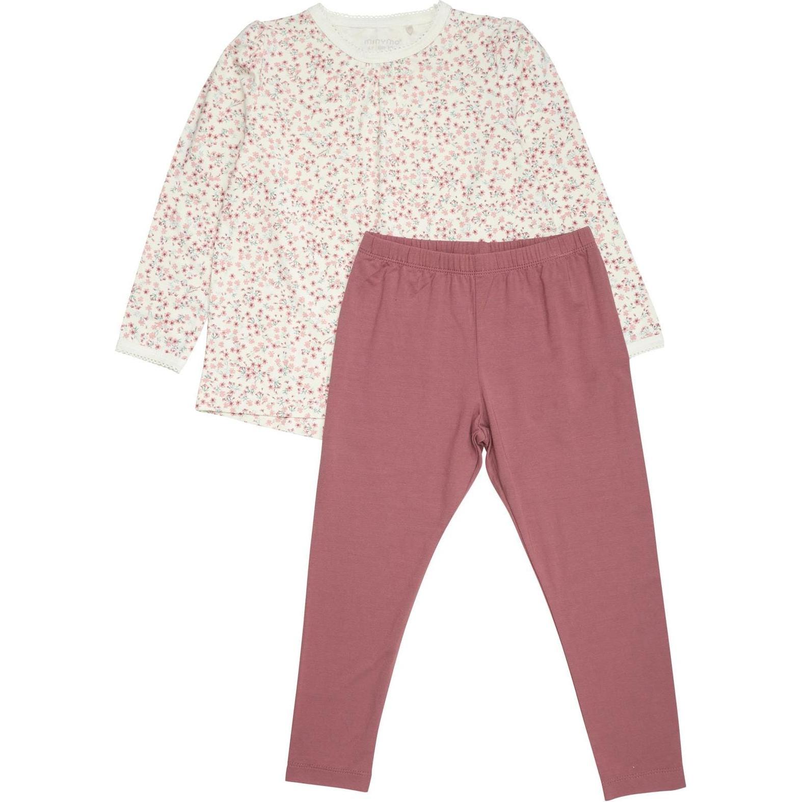 Minymo, Mädchen, Strampler, Pyjama Girl Rose Tan Gr. 92, Rosa, Beige, (92)