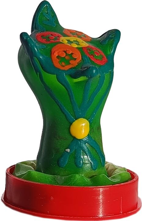 Produktbild Erco Scherzkondom mit Figur «Blumenstrauss» 1 Stück, handbemalt, ohne Gleitmittel, Naturkautschuklatex (1 Stk.)