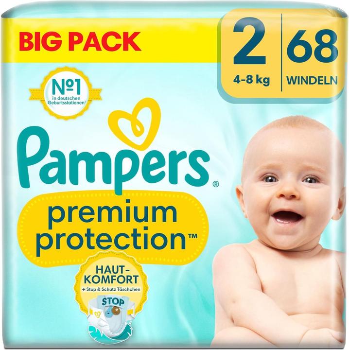 Image du produit Pampers Premium Protection (Pack, 68 pcs)