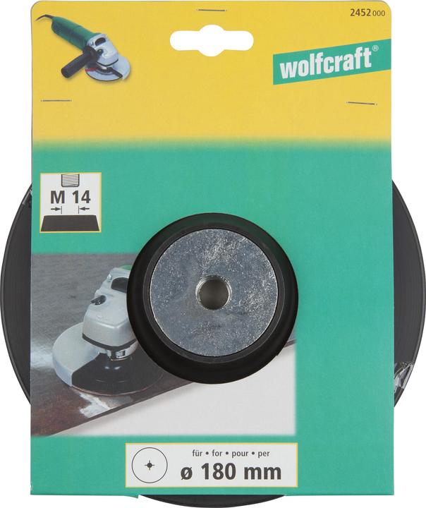 Actual product image wolfcraft wolfcraft 1 sanding disc WS flanged M14, ø178mm