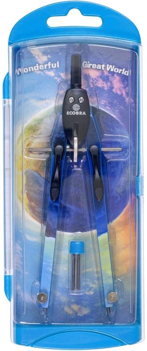 Ecobra Schnellverstell-Zirkel duo-Tec schwarz/blau