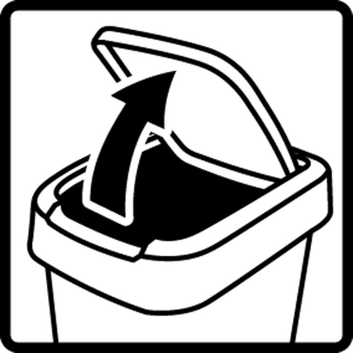 Produktbild Rotho Twist Mülleimer mit Schwing- und Klappdeckel (50 l)