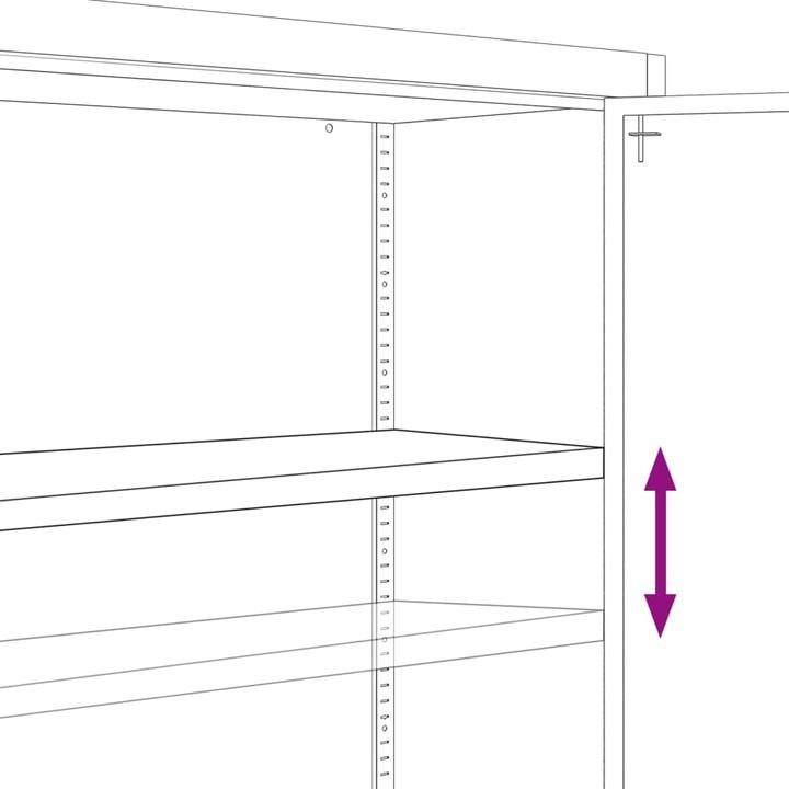 Produktbild vidaXL Aktenschrank (90 x 40 x 90 cm)