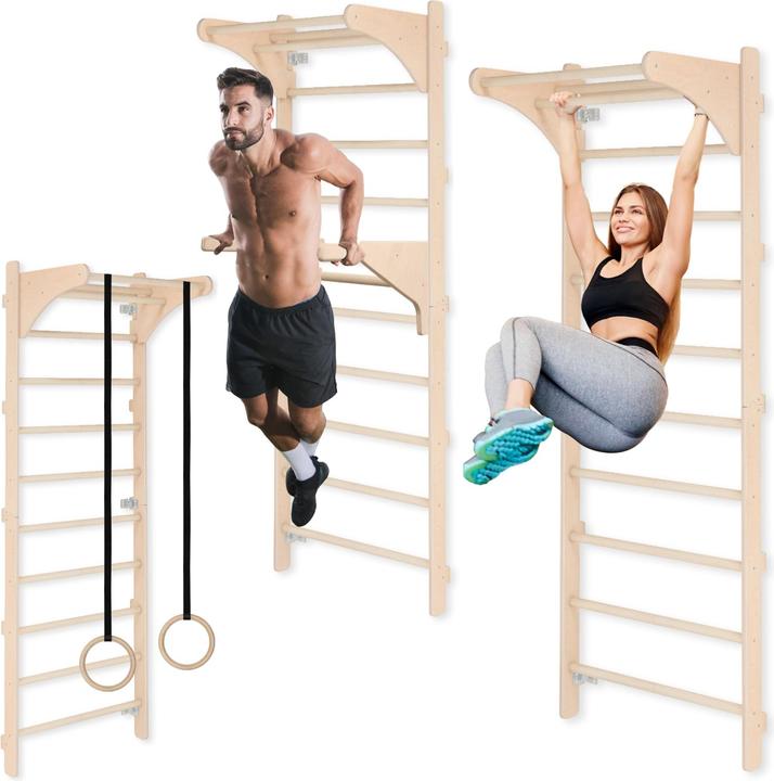 Mamoi Sprossenwand mit Klimmzugstange